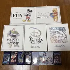 ディズニー 100周年記念 アートパネル5点カードケース8点セットのサムネイル