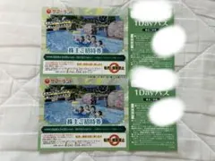 東京サマーランド　株主優待券2枚のサムネイル