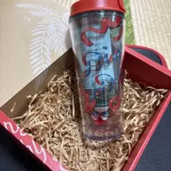 スターバックス ホリデー　タンブラー　雪だるま付き　未使用　ドリンクチケット無