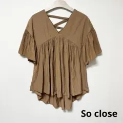 美品 So close ソークロース トップス プルオーバー ブラウス Mのサムネイル