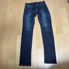 Vieux Jean ダークブルー スリムフィットデニム