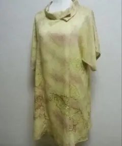 着物リメイク　正絹絞りチュニック