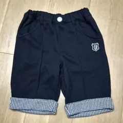 フォーマル　半ズボン　ハーフパンツ　黒