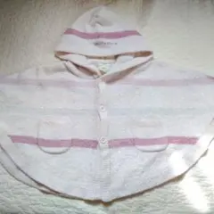 gelato pique ベビーポンチョ 50-60cm