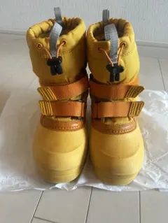 モンベル　スノーブーツ キッズ19cm イエロー