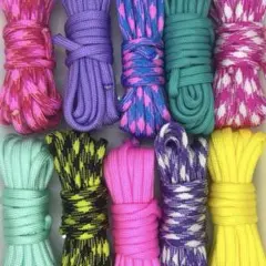 【現品】¥650 ❤️ パラコード ⑤ 〈4mm〉3m×10本 まとめ売り