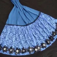 クールタオル　No.937　ストール花柄レース　ハンドメイド