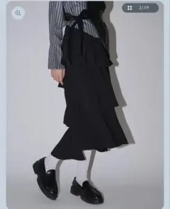 MANNISH DESIGN スカートSLY ロングスカートスライ - メルカリ