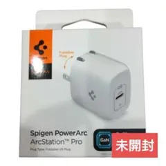Spigen 20W USB-C 急速充電器 GaN 折りたたみ式 ホワイト