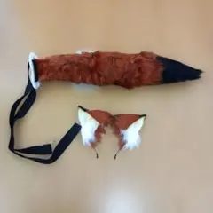 ズートピア　ニック　コスプレ　しっぽ　耳　2点セット　※ばら売り不可