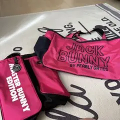 JACK BUNNY ロッカーバッグ ピンク　シューズケースセット