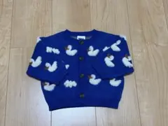 BREEZE ブリーズ アヒル刺繍 カーディガン 70cm