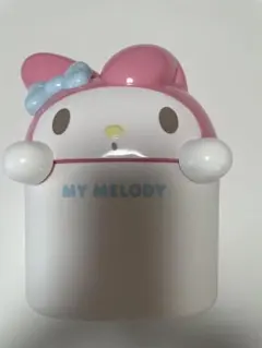 希少 レア マイメロディ ダストボックス ゴミ箱 平成 レトロ スケーター ゴミ箱 マイメロディ ダイカット インテリアボックス ごみ箱