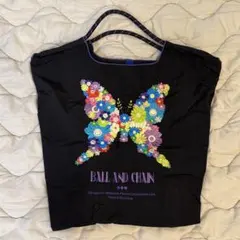 Ball and Chain 蝶と花のエコバッグ Mサイズ