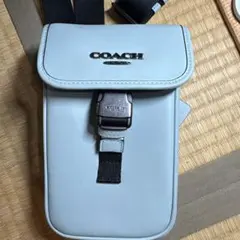 美品✨COACH コーチ レーサー フォーン クロスボディ スマホショルダー