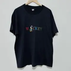 90s ミッキーマウス　mickey tシャツ 古着　xl ビンテージ
