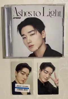 ATEEZ Ashes to Light サン　封入、FC限定トレカ　CD