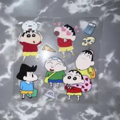 【新品未使用】 クレヨンしんちゃん シール ハーフ