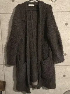 beautiful people カーキブラウン ロングカーディガンのサムネイル
