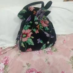 FEILER フェイラー 巾着バッグ 花柄のサムネイル