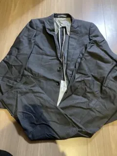 専用　匿名配送　青山　グレー ストライプ ビジネススーツ上下セット