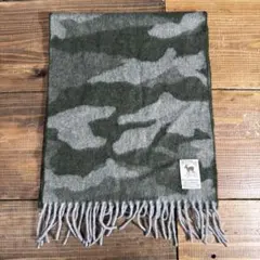 HILLTOP ヒルトップ　イギリス　マフラー　ラムウール　アンゴラ　迷彩のサムネイル