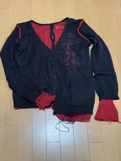 エイチアナーキー スカル メッシュ カットソー パンク ゴシックgoth