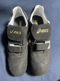 asics 野球 スエード 黒 オーダースパイク 27.5センチ