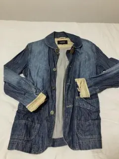 バーバリー　ブラックレーベル　デニムジャケット Gジャン