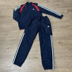 adidas ピステ・ウィンドブレーカー 150ネイビー/レッド