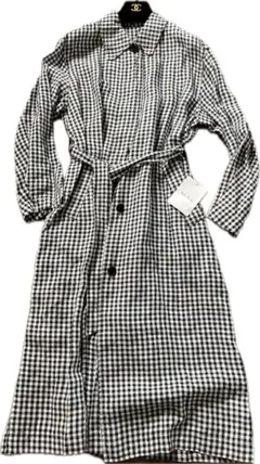 Mila Owen ギンガムチェック ロングシャツワンピース新品未使用