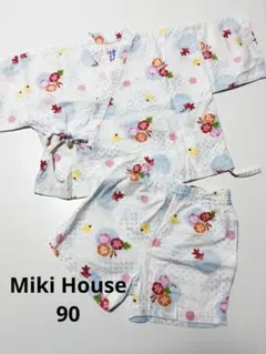 ミキハウス 金魚柄 甚平 90cm