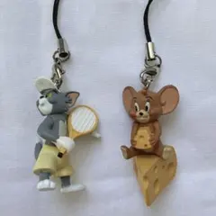 トムとジェリー フィギュアストラップ 2個セット