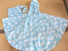 レインコート ポンチョ しろくま柄 80-95cm
