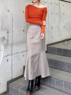MURUA ハイウエストナローマーメイドスカートのサムネイル