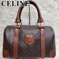 CELINE ハンドバッグ ミニボストン マカダム柄 トリオンフ