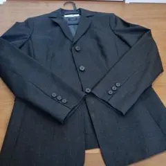 ダークグレー スリムフィット ブレザー 36　レディース　23区