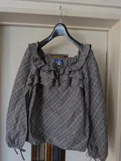 BURBERRY BLUE LABEL ノバチェック柄ブラウス 38