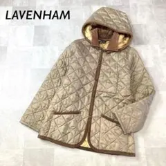 LAVENHAM フーディー キルティング ショート コート ブラウン系のサムネイル