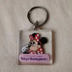 レトロ 東京ディズニーランド　ミニーのキーホルダー