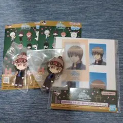 一番くじ　銀魂　H賞ラバーチャーム×2　I賞ステッカー＆カード