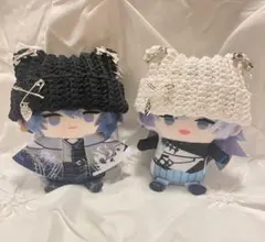 〖2点セット〗 にじぱぺっと ネコ耳 ニット帽 ぬい服 にじぱぺ りぼん