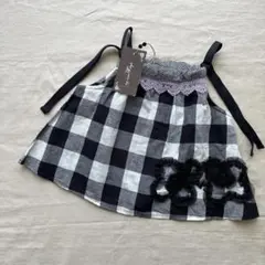 新品　RAGMART チェック柄キャミ　100センチ