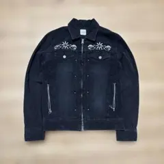 vintage studs corduroy jacket y2k grunge