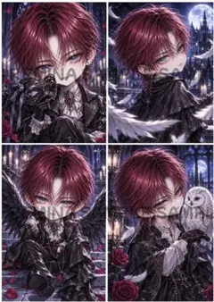 オリジナルデザイン人物ステッカー