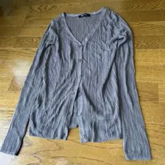 ナノユニバース　Nano universe Vネック カーディガン 長袖