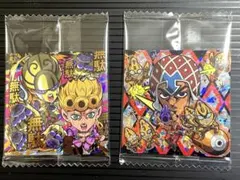 ジョジョシールウエハース5部ジョルノ ジョバーナJJR + グイード・ミスタSR