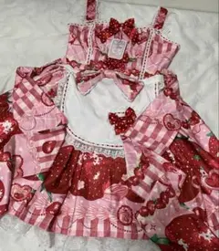 Epetice Strawberry Cream ジャンパースカート