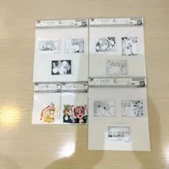 一番くじ　五等分の花嫁　Ｉ賞 ステーショナリーセット　５種セット