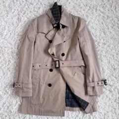 美品　バーバリーブラックレーベル　トレンチコート　キルティングライナー　L